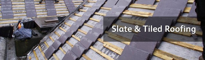 Tiles and roofer tools